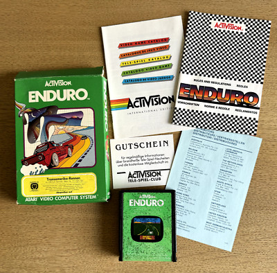 Atari 2600 Spiel - Enduro, Activision, 1983, komplett in OVP