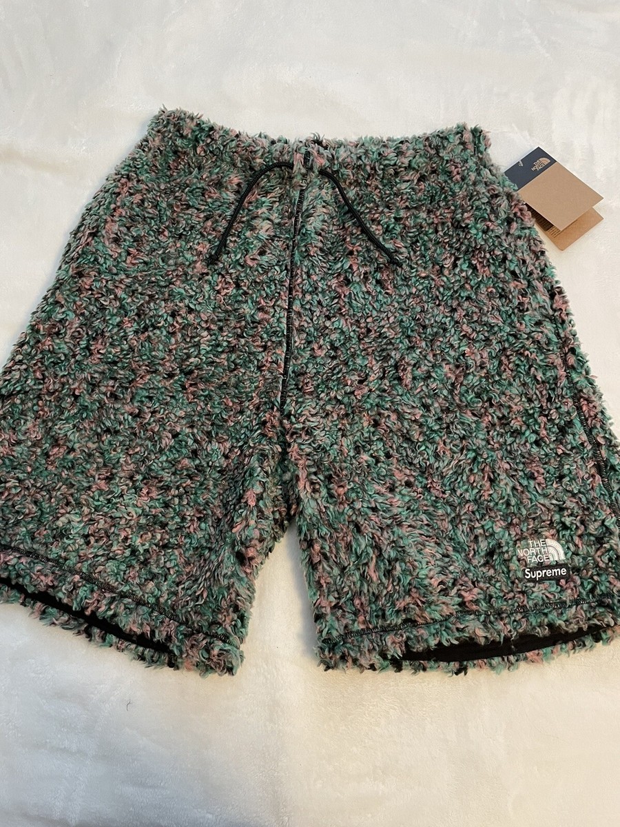 Supreme x The North Face High Pile Fleece Short SS23 Sz M 
