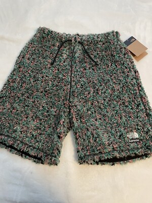 Supreme x The North Face High Pile Fleece Short SS23 Sz M 