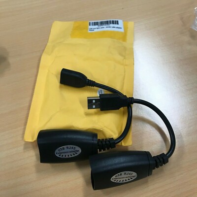 USB Extension Ethernet RJ45 Cat5e/6 Cable LAN Adapter sold in lot of 5
