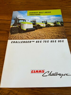 Claas Challenger 65E 75E 85E 95E Tractor Brochure FCCA 