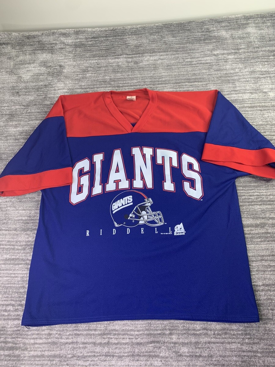 Vintage New York Giants NFL Jersey Mens XL Rare 1997 Riddell / NFL