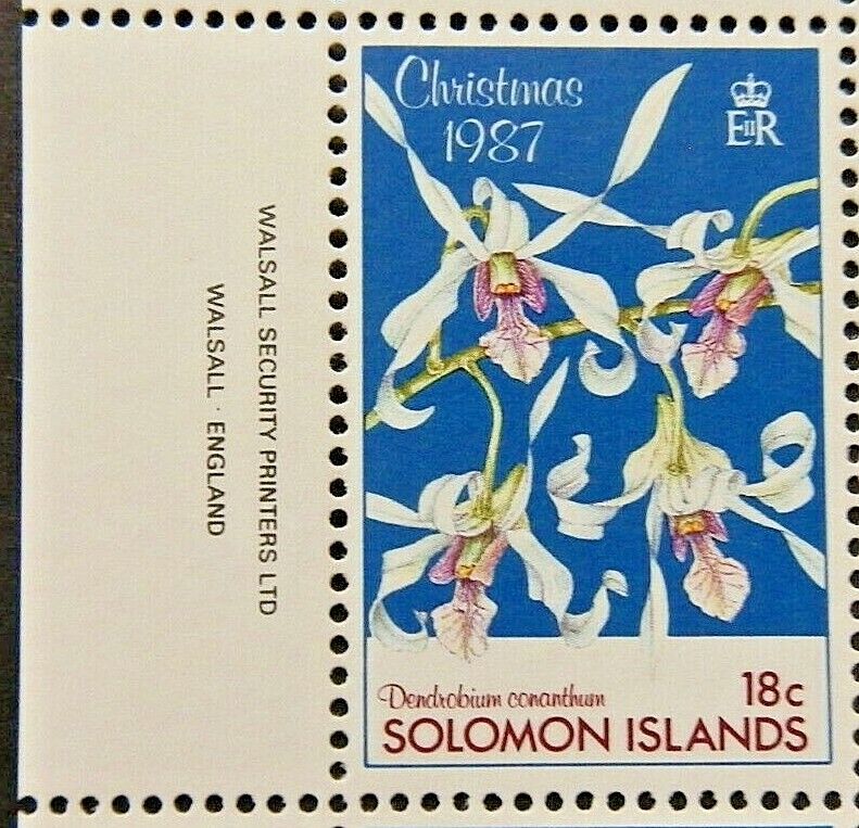 SOLOMON ISLANDS 1987 SG602 18c. CONANTHUM
