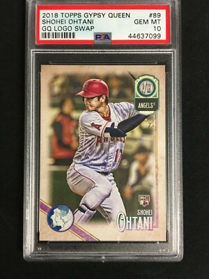 2018 Topps Gypsy Queen - Shohei Ohtani #89 Gypsy Queen Logo Swap
