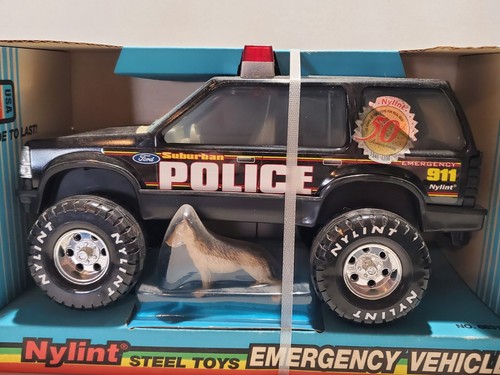 Nylint Ford Explorer Police K9 Dog Emergency Vehicle German Shepherd Steel Toy - Picture 2 of 8