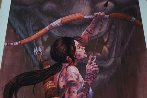 New! Tomb Raider "Taking Aim" Limited Edition Giclee Art Print # 21/30SF | 18x24 - Picture 2 of 4