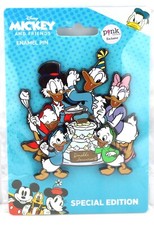 Disney Donald, Daisy, Scrooge McDuck, Huey, Dewey, Louie Anniversary - LE300 Pin