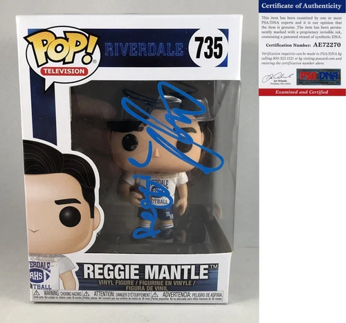 Charles Melton Signed Funko Pop PSA/DNA Reggie Mantle Riverdale #735 COA