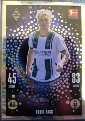 Match Attax Bundesliga 2024/2025-Robin Hack-Nr.251-Starspieler