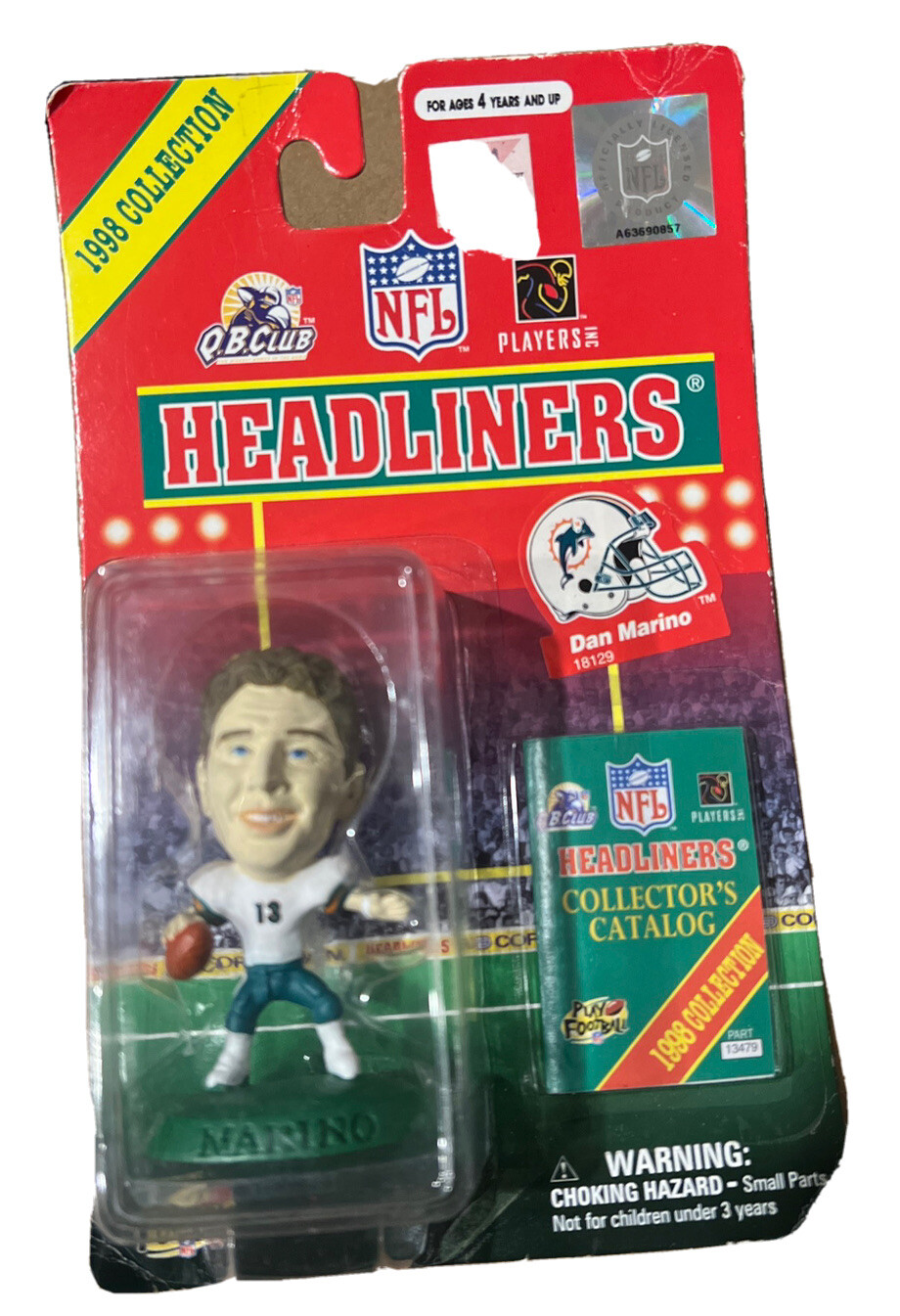 Corinthian NFL 1998 HEADLINERS Dan Marino 3 in. Figure Miami Dolphins QB CLUB eBay