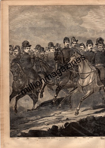 1861 Harpers Weekly October 12 Rebel General Price; Our Generals; Lexington MO - Picture 2 of 2