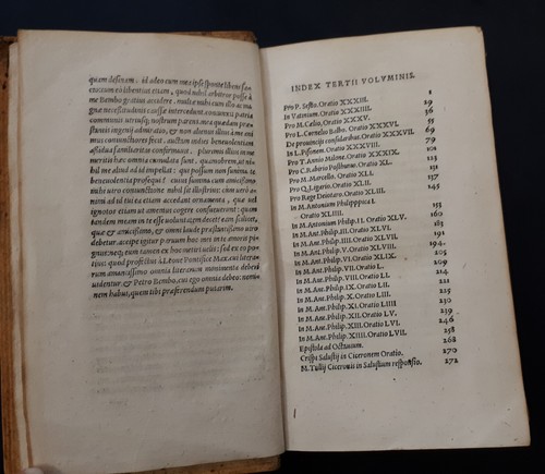 M. T. Ciceronis Orationum Volumen Tertium Argentorati 1564 - Raro - Picture 5 of 24