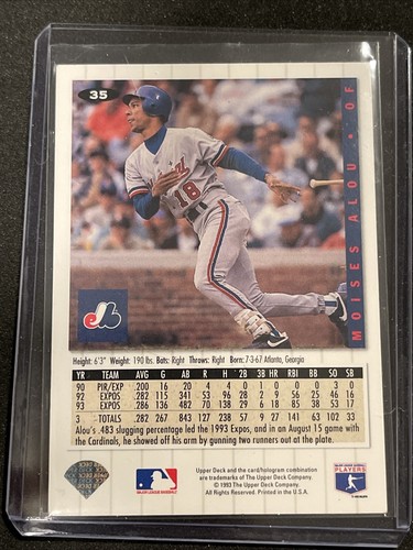 1994 Collector's Choice Moises Alou firma oro 35 - Foto 2 di 2
