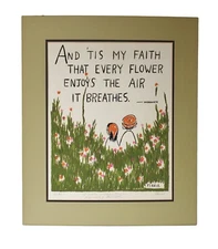 FLAVIA Weedn MCM Hand Signed Numbered Serigraph 'A Matter of Importance' RARE