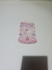 Princess Ceramic 3D Light Switch Plate Cover Hearts Stars By Borders Unlimited