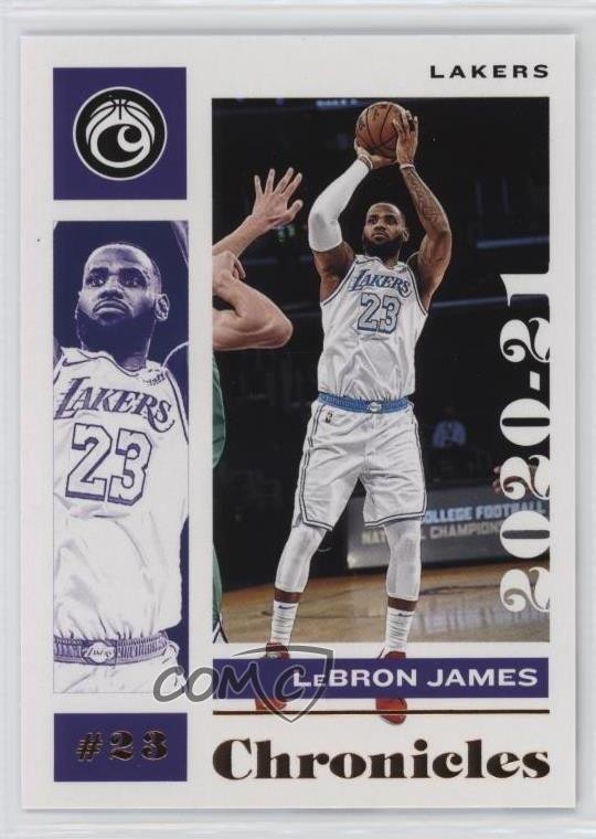 2020-21 Panini Chronicles Chronicles Bronze LeBron James #46 02v3
