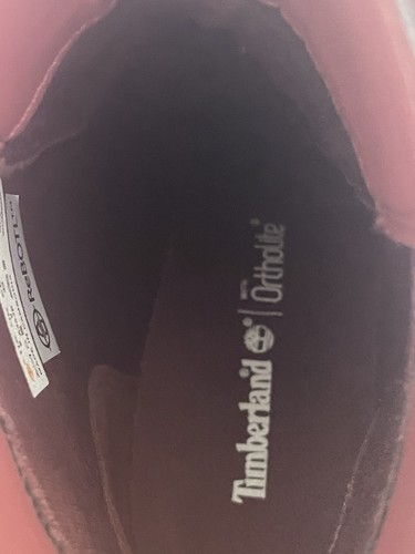 Timberland Allington 6 in Burgundy Nubuck Women High Heel Construction Boots 8 M - Picture 11 of 12