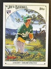 2023 Topps x Bob Ross: The Joy of Baseball JJ Bleday #22 RC Athletics