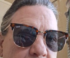 Quay Australia Evasive 111 Polarized Sunglasses Aviator Tortoise Gold New