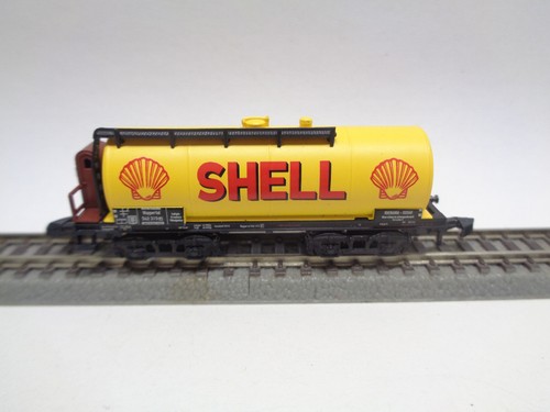 MÄRKLIN MINICLUB Kesselwagen SHELL mit Bremserhaus (25713) | Condition: Gebraucht