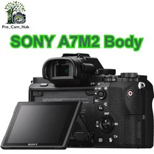 Sony Alpha A7 II A7M2 Mirrorless Digital Camera Body 24.3MP Built-in Wi-Fi Black