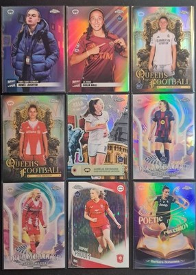 Topps Chrome UWCL 25/26 Inserts * Queens Final Dream  Prisma Poetic Refractor *