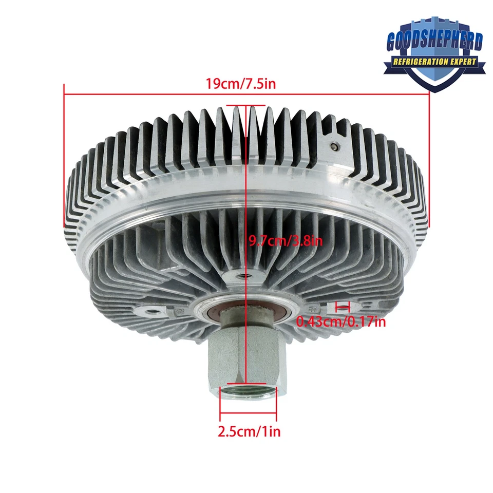 Embrague del ventilador de refrigeración para GMC C6500/C7500 Topkick para Chevrolet C6500/C7500 Kodiak Foto 2 de 4