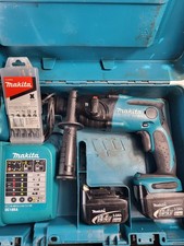Makita BHR162 SDS Plus Cordless Rotary Hammer Drill 14.4V + Charger Batteries