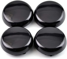 4pcs 78mm Wheel Center Caps Black For Chevy Blazer S10 1999-2005 15 Rims