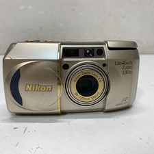 Vintage Nikon Lite Touch Zoom 130ED 35mm Point Shoot Film Camera Quartz Date