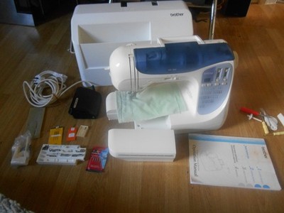 Brother NX-200 Computergesteuerte Nähmaschine mit Fußpedal, Koffer funktioniert