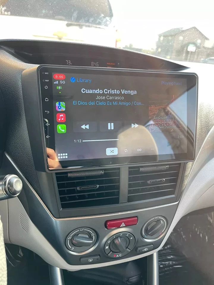 Apple Carplay Android Auto Car Radio Head Unit Kit For Subaru Impreza 2007-2013 - Imagem 2 de 4