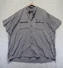 Vintage Chaps Ralph Lauren Shirt Mens XL Multicolor Plaid Stretch Button Down