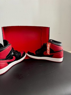 Jordan Air Jordan 1 Retro High OG Bred Black Red High Top Leather Sneaker
