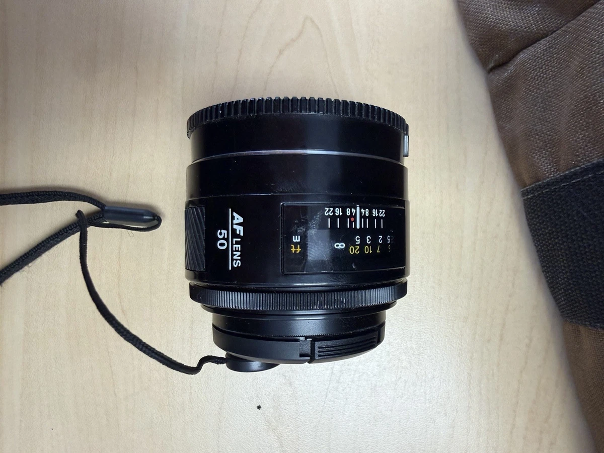 Minolta Maxxum 50mm Focal Camera Lenses f/1.7 Maximum Aperture for