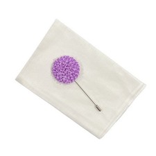 NEW Men  s pocket square and lapel pin