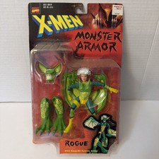 Vintage X-MEN Monster Armor Rogue Action Figure Sealed New on Card