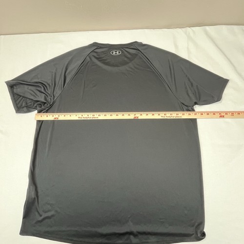 Under Armour Shirt Mens 4XL Black Short Sleeve Performance Tech Tee Lightweight - Picture 7 of 7