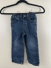 The Children's Place - Toddler's Straight Elastic Blue Jeans - Size 2T