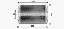 Heizung Kühlrippen gelötet AL6158 AVA QUALITY COOLING für ALFA ROMEO BRERA 159