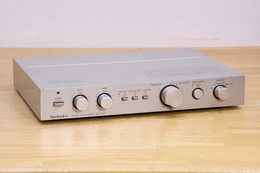 Technics ステレオプリアンプ SU-C 01 Technics SU-C01 Preamplifier Tested | eBay