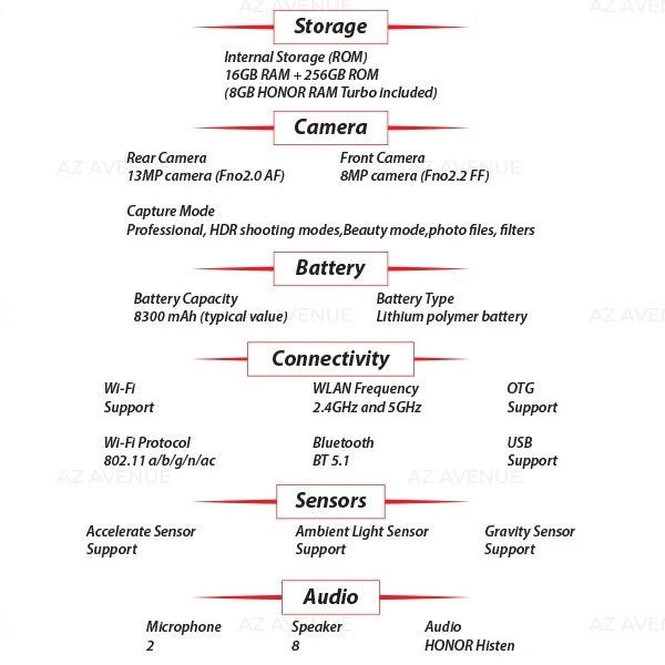 NEW HONOR Pad 9 8+8GB+256GB CYAN Bluetooth Octa Core Android PC Tablet (Wi-Fi) - Bild 4 von 4