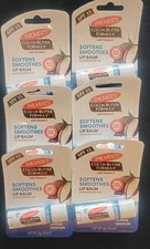 6 Pack Palmer's Cocoa Butter Formula Original Lip Balm, 0.15 Oz.