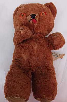 * vintage bear ❀ * 朱色のお耳の クマちゃん VINTAGE KNICKERBOCKER 