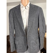 Brunello Cucinelli Birdseye Tweed Blazer Spor...