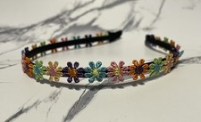 Colorful Floral Headband Fairy Festival Wedding Hair Jewelry Accessories
