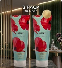 2 PACK - Bath & Body Works PoppyUltimate Hydration Body Cream 8 oz / 226 g