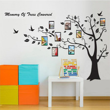 Family Tree Wall Sticker Decal Large Vinyl Photo Picture Frame Removable Bedroom