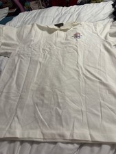 Country Cottons White Polo Shirt XL Made in USA
