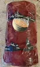 Minky Couture Thick Lush Soft Blanket Adult Sz 50”x60” color - Merlot Red